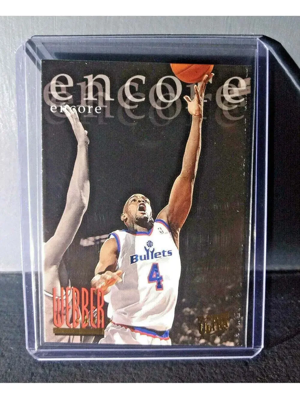 1995-96 Chris Webber #347 Ultra Encore Basketball Card